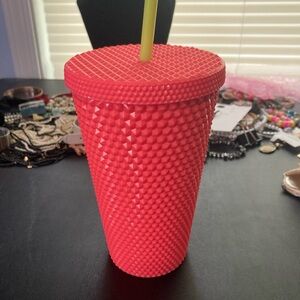 Starbucks Dragonfruit Studded Cold Cup Tumbler 16 oz NEON